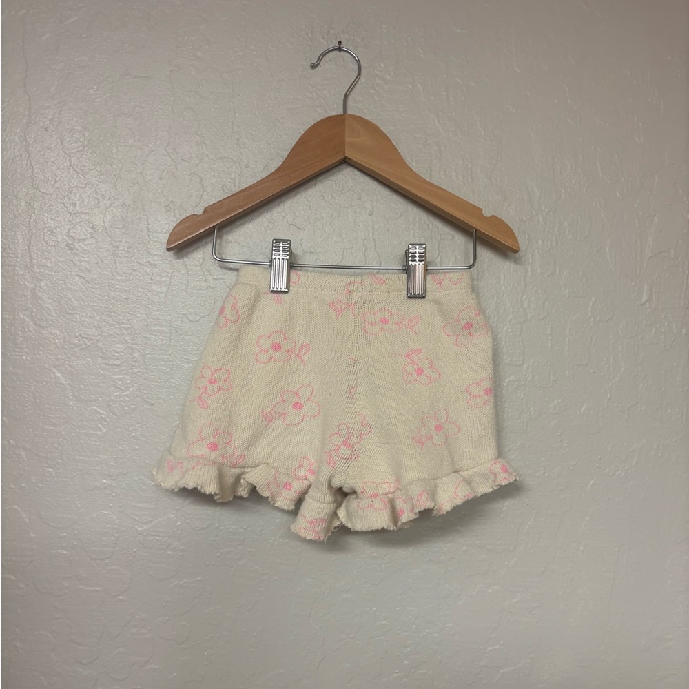 $14 ADD ON zara hot pink cream shorts 12-18M Hanna Andersson Mini Boden Baby Gap